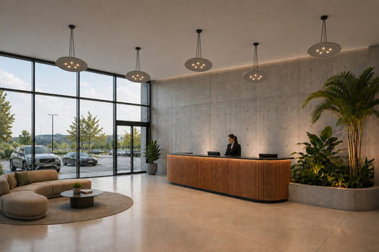 Luminaire acoustique Sonora avec Spots LED