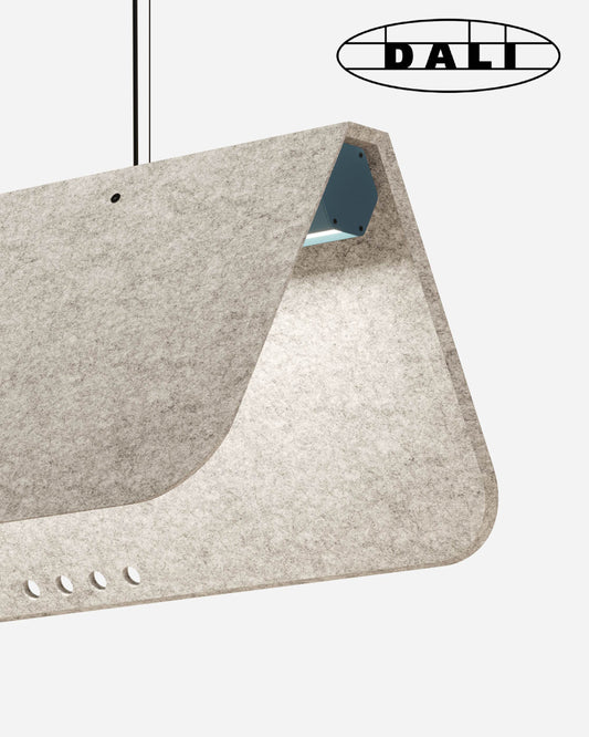 KUNTUR luminaire acoustique suspendu DALI, KALLMA
