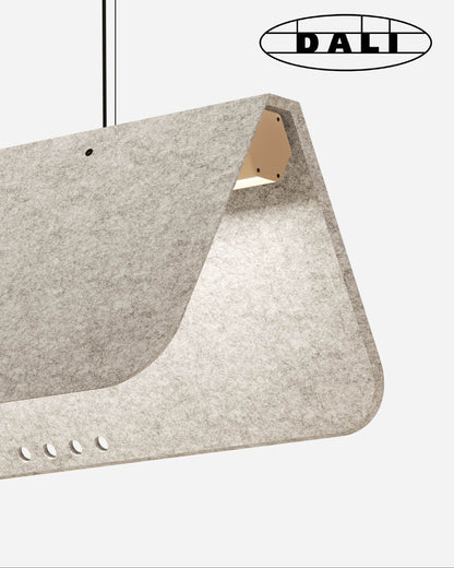 KUNTUR luminaire acoustique suspendu DALI, KALLMA