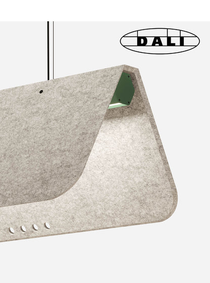 KUNTUR luminaire acoustique suspendu DALI, KALLMA