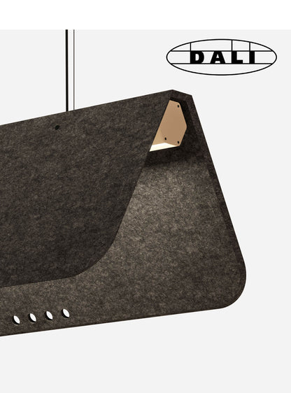 KUNTUR luminaire acoustique suspendu DALI, KALLMA