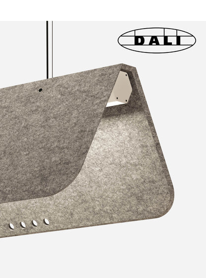 KUNTUR luminaire acoustique suspendu DALI, KALLMA
