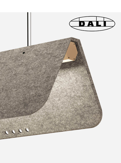 KUNTUR luminaire acoustique suspendu DALI, KALLMA