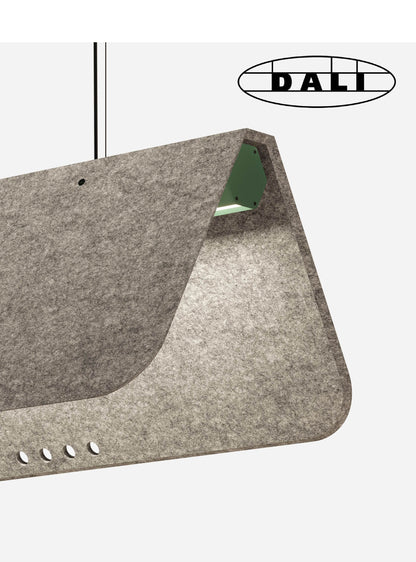 KUNTUR luminaire acoustique suspendu DALI, KALLMA