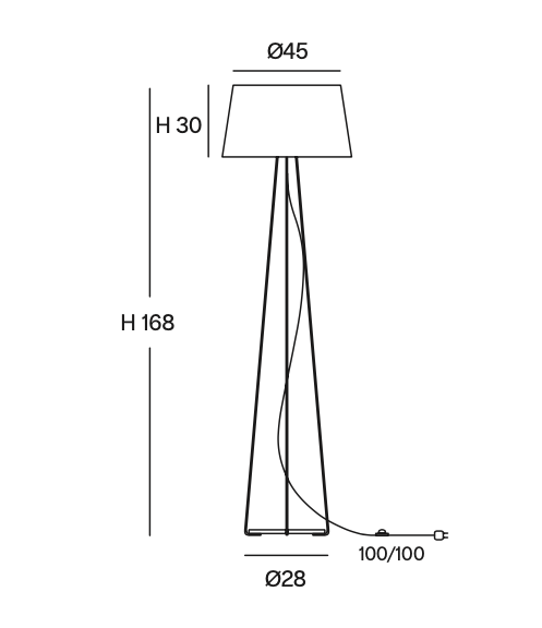 lampadaire-interieur-drum-trepied-O50cm