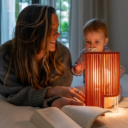 Lampe à poser en corde Habe