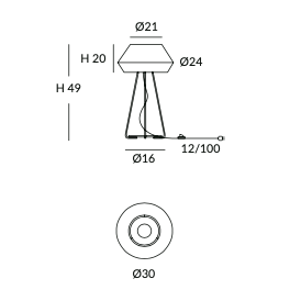 lampe-a-poser-banyo-trepied-ultimlux