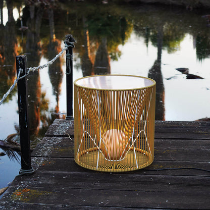 Lampe à poser en corde Mariona