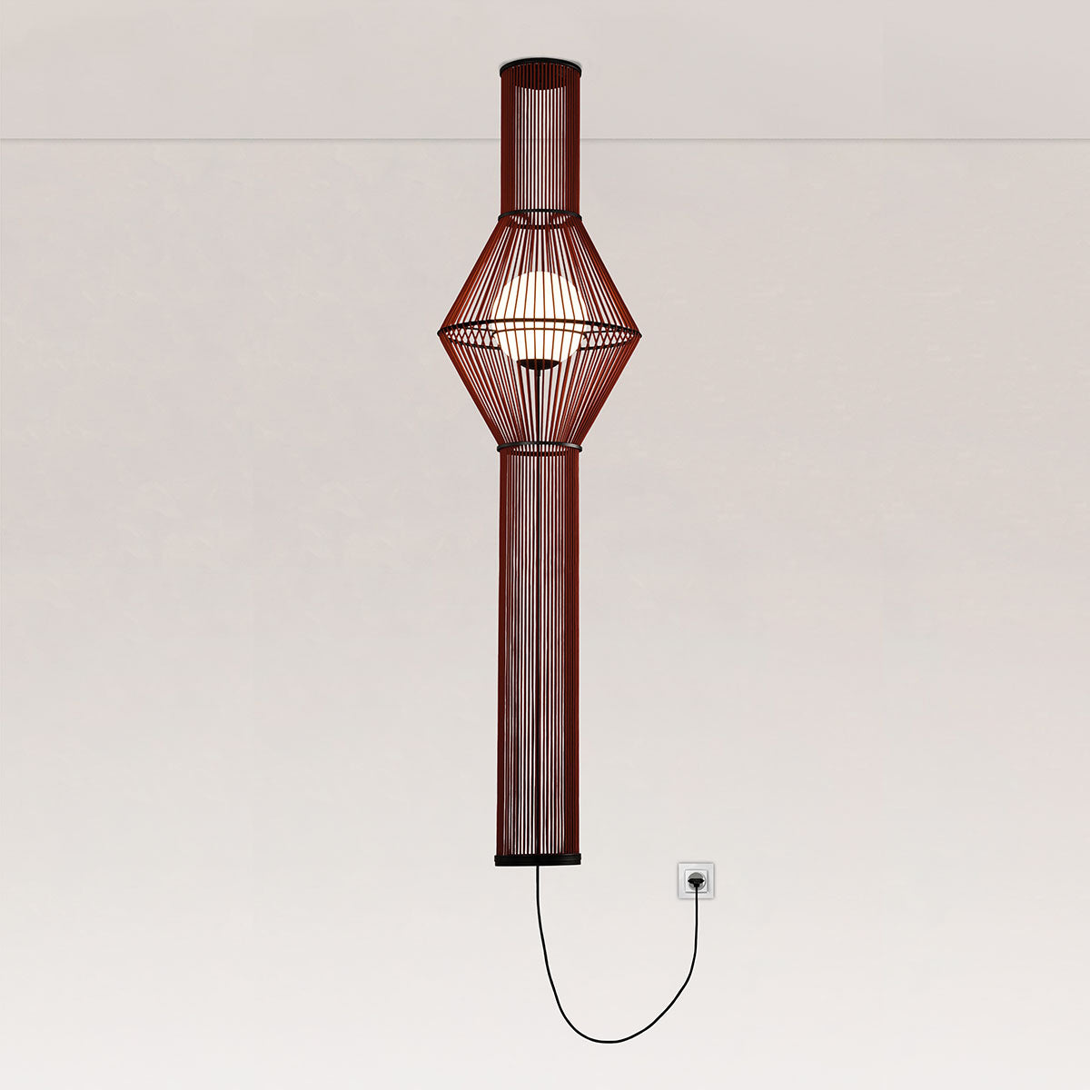 Suspension en corde Morgana à brancher – Luminaire LED en corde