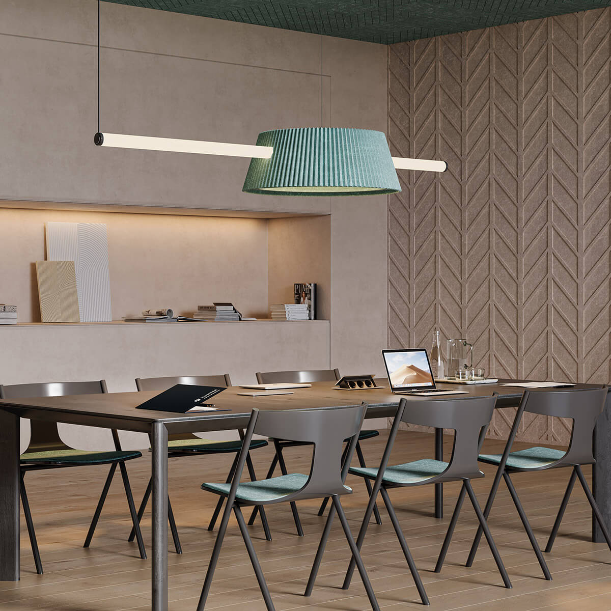 Luminaire acoustique Céleste 190 cm
