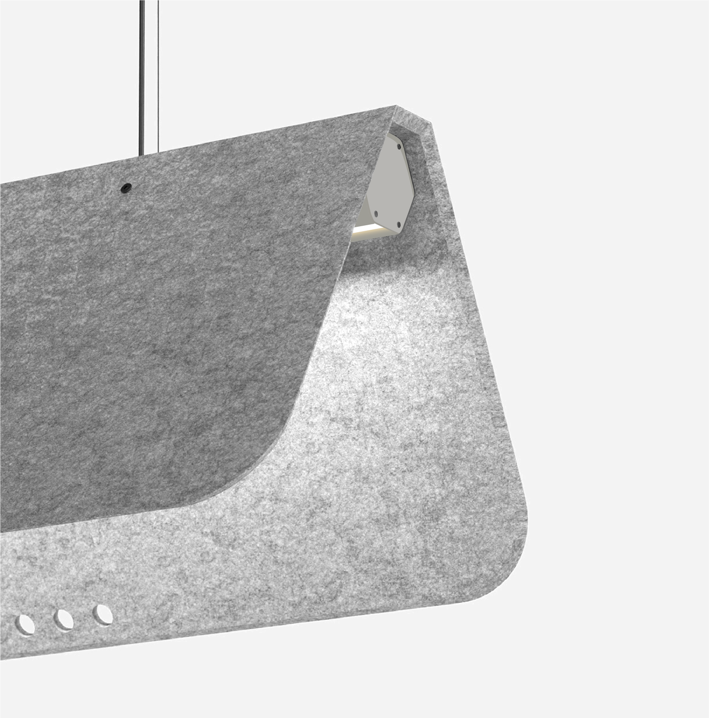 luminaire acoustique kuntur de la collection kallma ultimlux