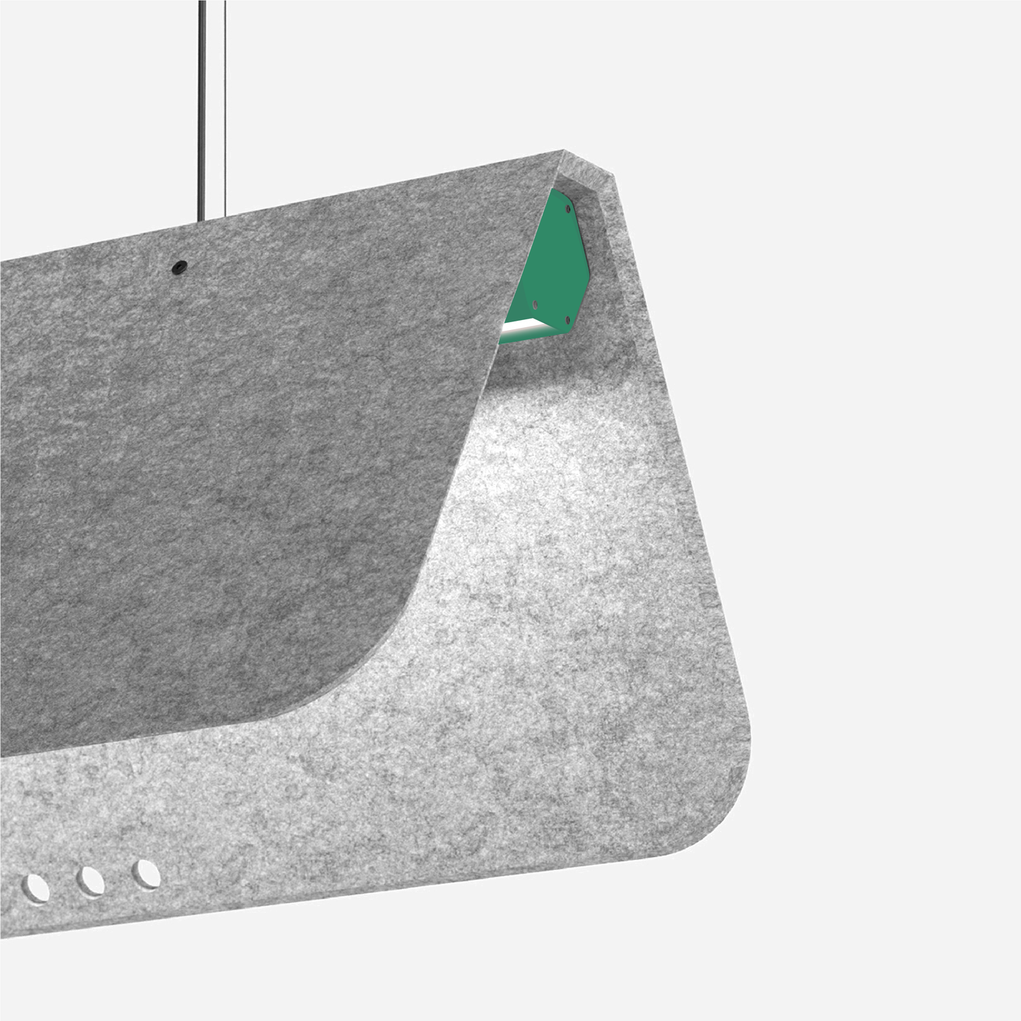 luminaire acoustique kuntur de la collection kallma ultimlux