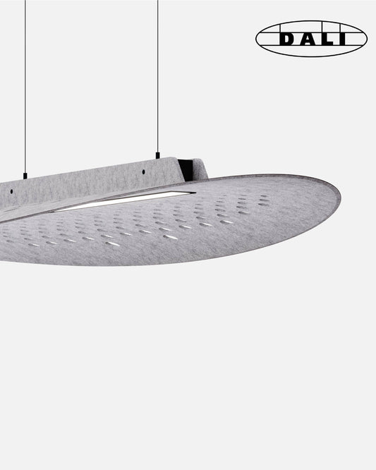 SULAY, le Luminaire circulaire acoustique suspendu, DALI, KALLMA