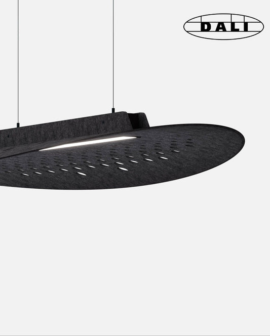 SULAY, le Luminaire circulaire acoustique suspendu, DALI, KALLMA