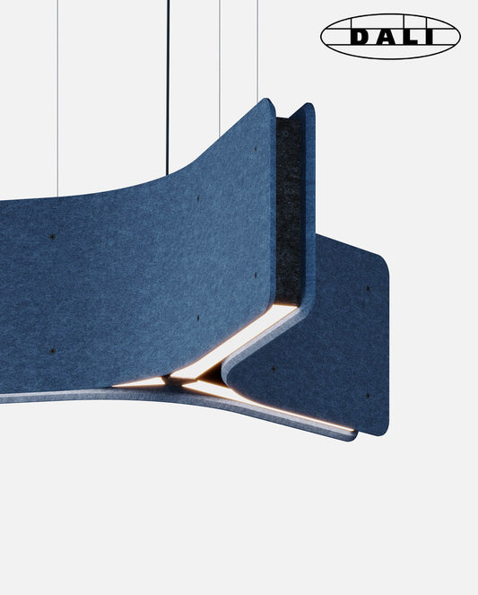 WARAWARA est un luminaire acoustique en forme d’étoile DALI de la collection KALLMA