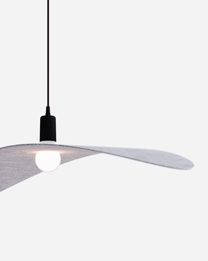 Suspension acoustique elliptique gris Wayra