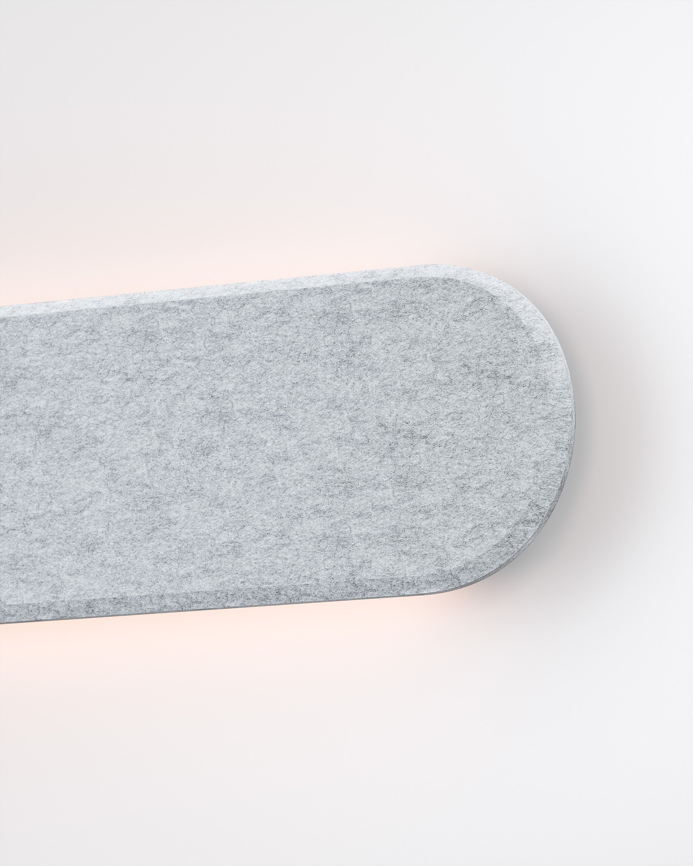 Luminaire mural acoustique gris Kipu Wall