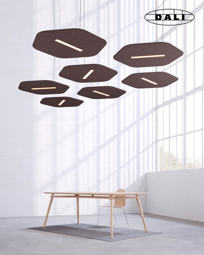 Suspension acoustique hexagonal Sisa, DALI,  KALLMA