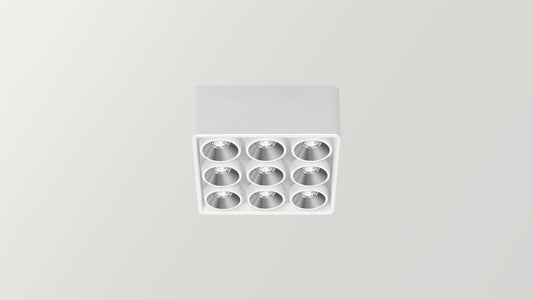 Applique Black Foster Micro Surface 3x3 LEDs