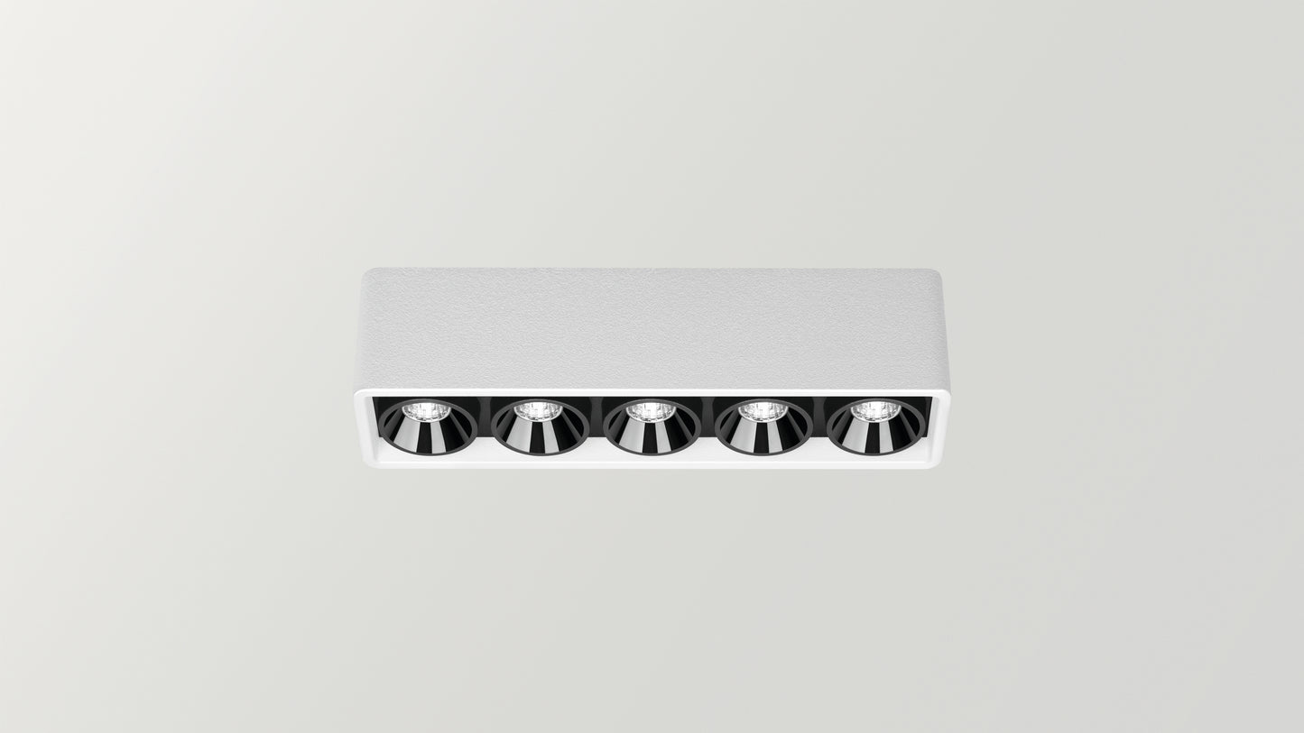 Applique Black Foster Micro Surface 5 LEDs