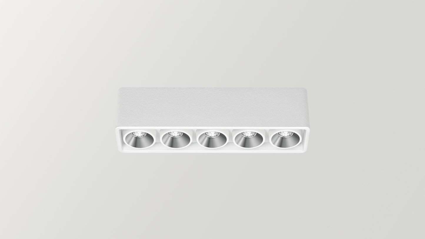 Applique Black Foster Micro Surface 5 LEDs