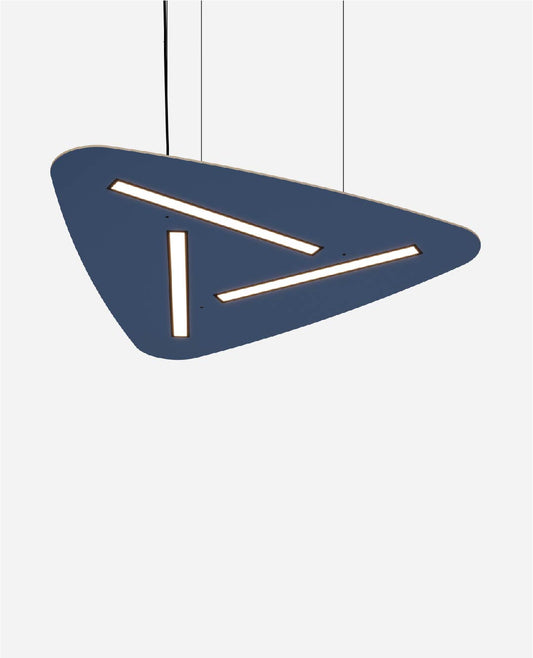 Suspension bois Liwi, ON-OFF, WOOD FSC à une forme organique