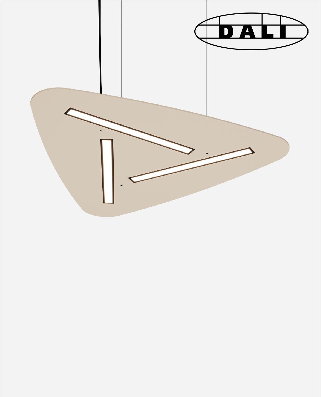 Suspension bois, luminaire DALI, WOOD FSC