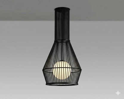 Luminaire en corde Morgana Ø 40 cm – Suspension LED en corde