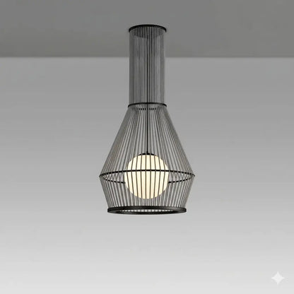 Luminaire en corde Morgana Ø 40 cm – Suspension LED en corde