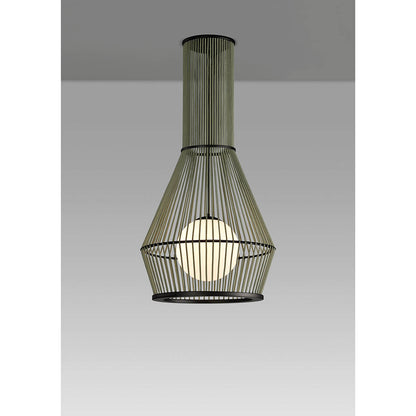 Luminaire en corde Morgana Ø 40 cm – Suspension LED en corde