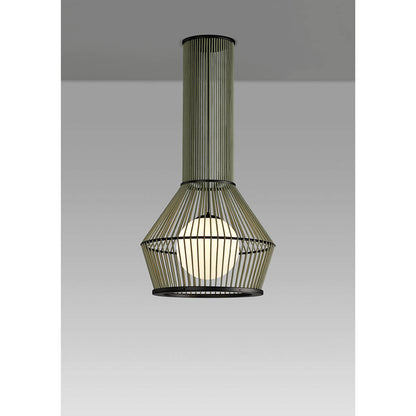 Luminaire en corde Morgana Ø 40 cm – Suspension LED en corde
