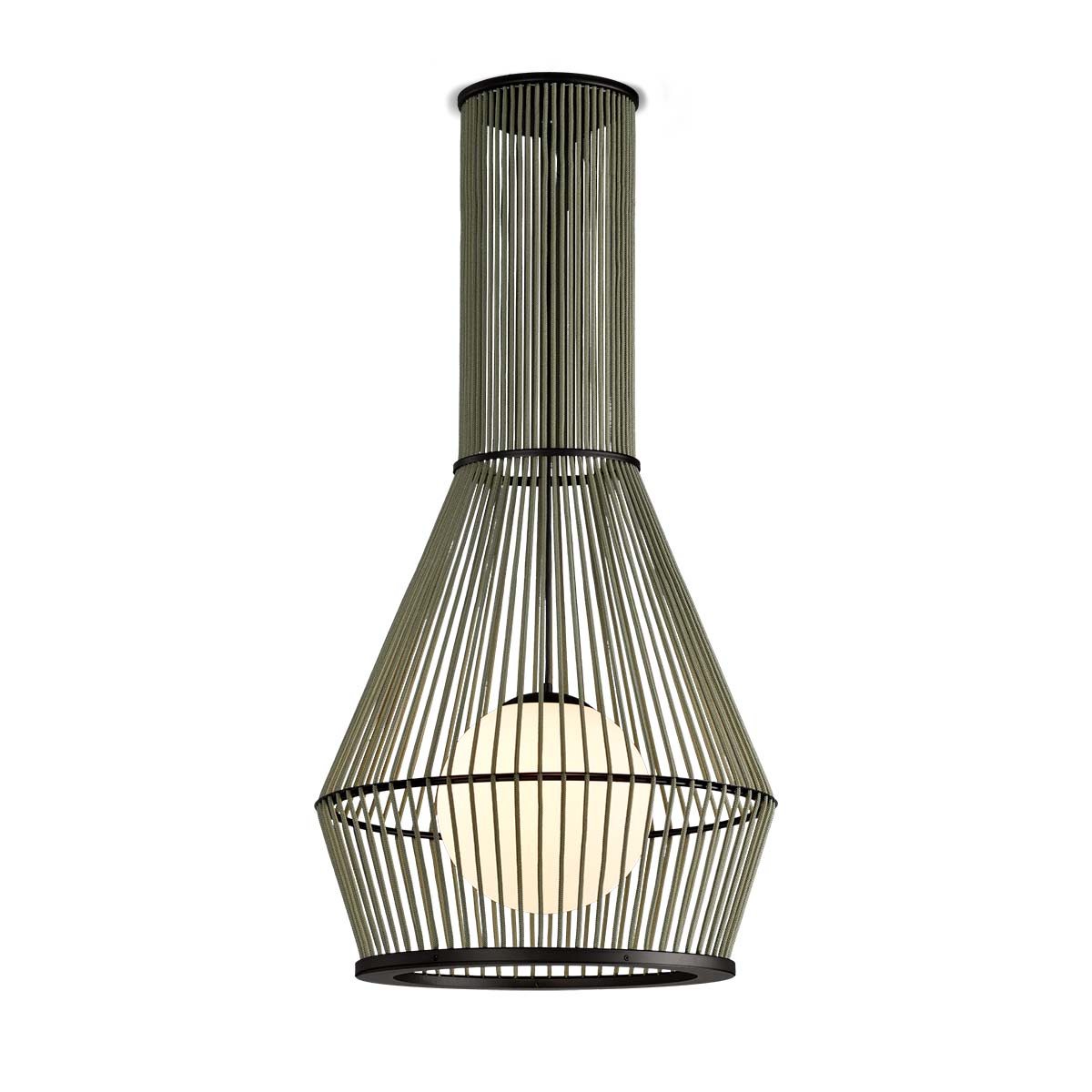 Luminaire en corde Morgana Ø 40 cm – Suspension LED en corde