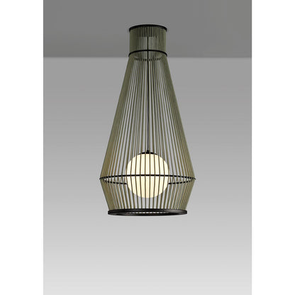 Luminaire en corde Morgana Ø 40 cm – Suspension LED en corde