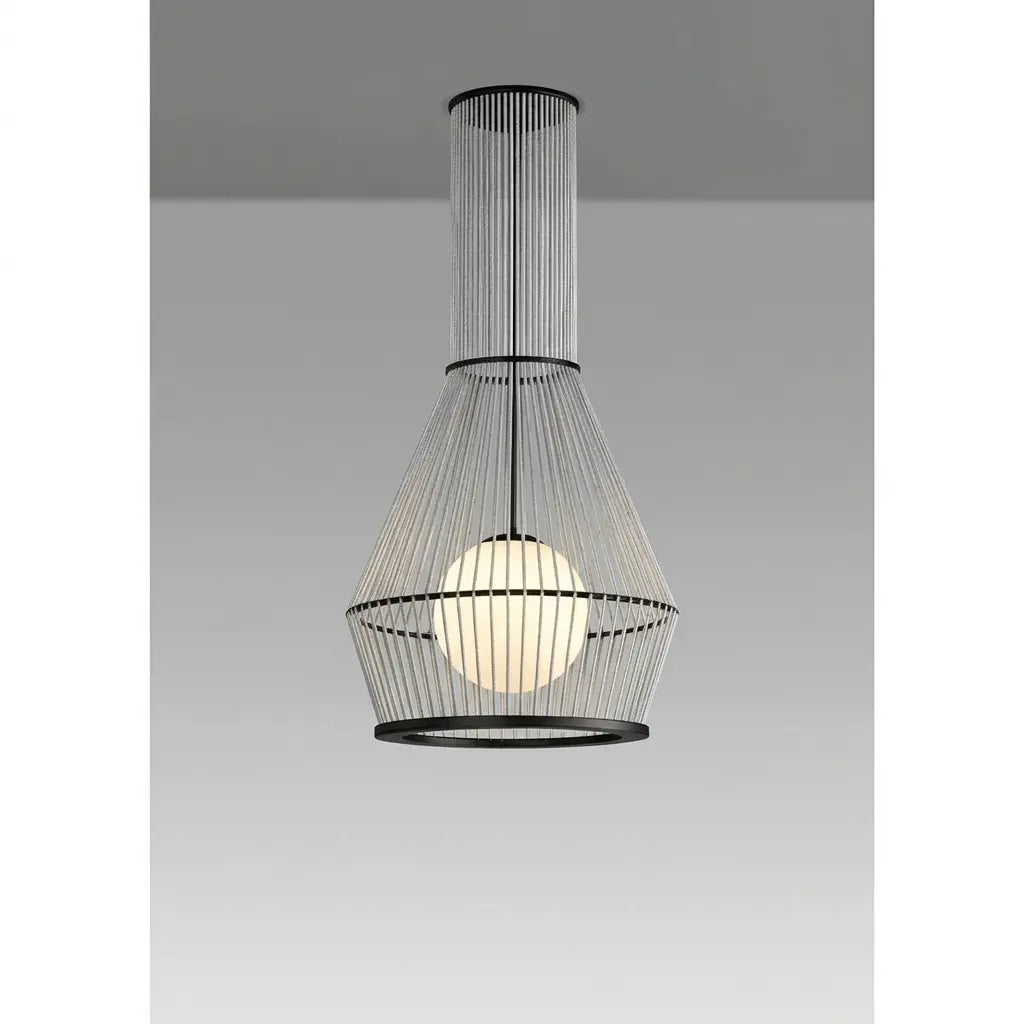 Luminaire en corde Morgana Ø 40 cm – Suspension LED en corde