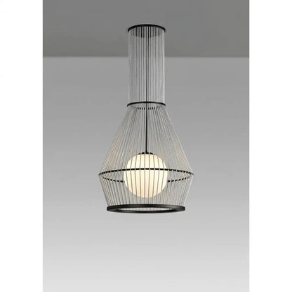 Luminaire en corde Morgana Ø 40 cm – Suspension LED en corde