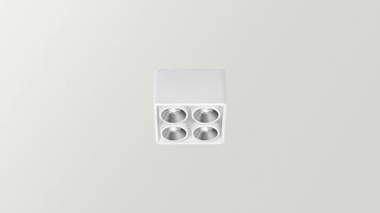 Applique Black Foster Micro Surface 2x2 LEDs Dali