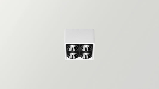 Applique Black Foster Micro Surface 2x2 LEDs