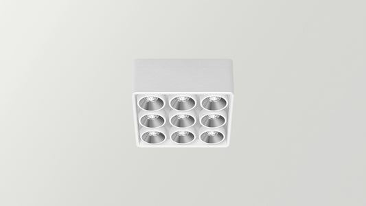 Applique Black Foster Micro Surface 3x3 LEDs