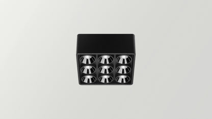 Applique Black Foster Micro Surface 3x3 LEDs