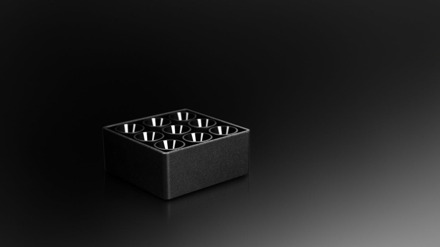 Applique Black Foster Micro Surface 3x3 LEDs