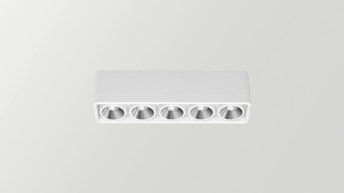 Applique Black Foster Micro Surface 5 LEDs Dali