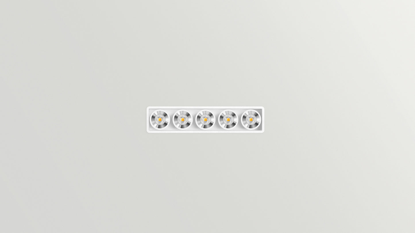 Applique Black Foster Micro Surface 5 LEDs Dali