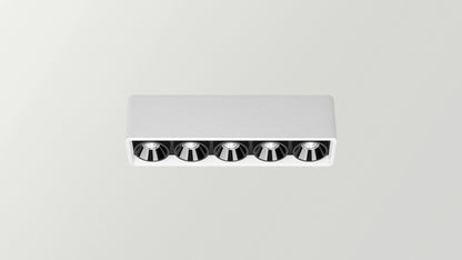 Applique Black Foster Micro Surface 5 LEDs Dali