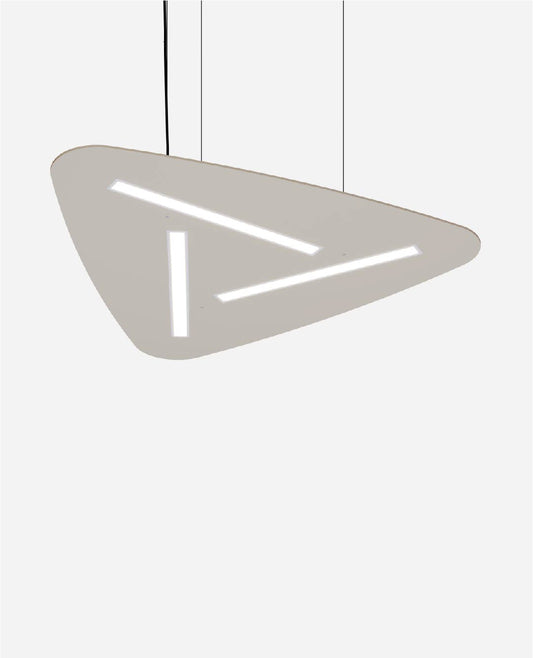 Suspension bois Liwi, ON-OFF, WOOD FSC à une forme organique