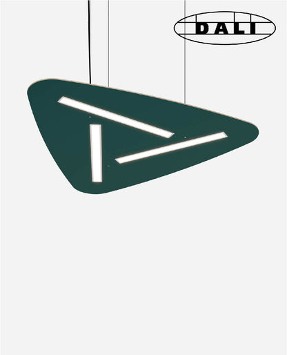 Suspension bois, luminaire DALI, WOOD FSC