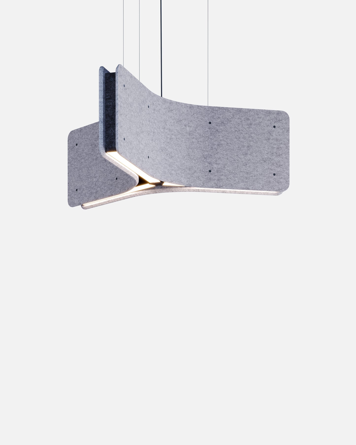 Luminaire design acoustique Warawara - Suspension design