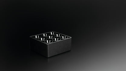 Applique Black Foster Micro Surface 3x3 LEDs