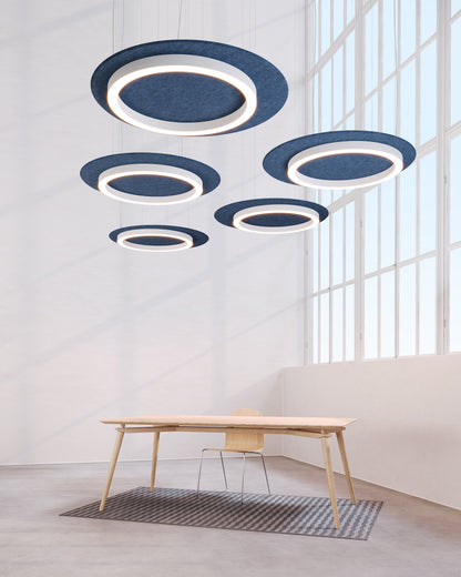 Suspension acoustique Siwi - Luminaire design contemporain