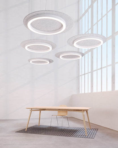 Suspension acoustique Siwi - Luminaire design contemporain