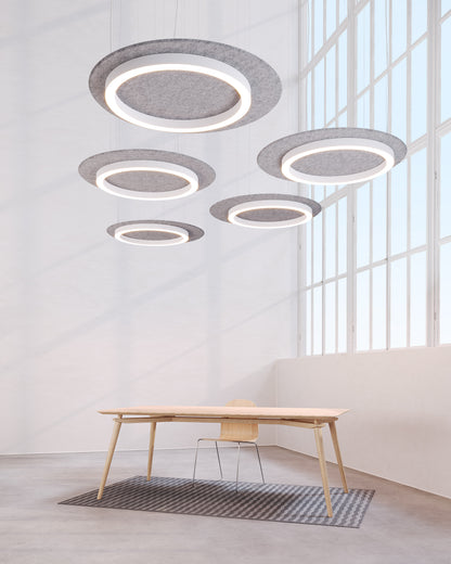 Suspension acoustique Siwi - Luminaire design contemporain